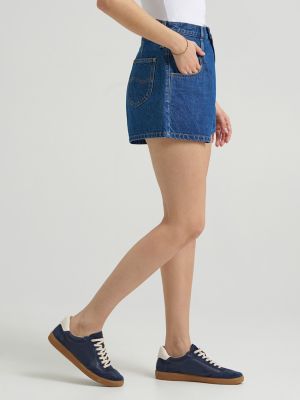 Women's 100% Cotton High Rise Flirty Denim Short