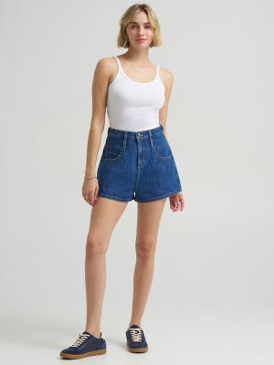 Women's 100% Cotton High Rise Flirty Denim Short