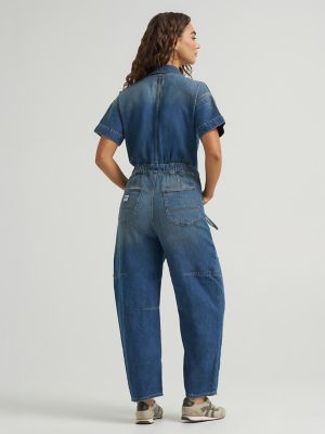Women's Drawstring Waist Barrel Unionall
