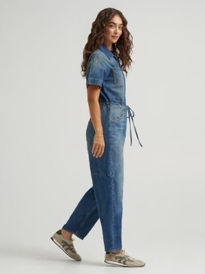 Women's Drawstring Waist Barrel Unionall