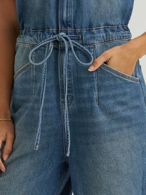 Women's Drawstring Waist Barrel Unionall