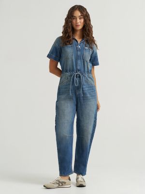 Women's Drawstring Waist Barrel Unionall