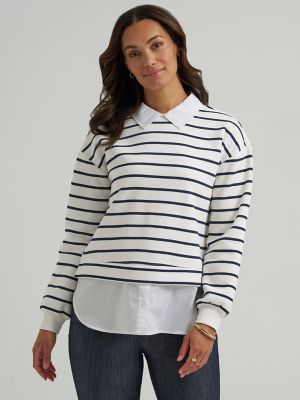 Women's Twofer Sweater Top