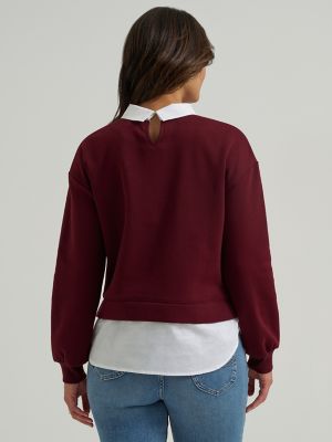 Women's Twofer Sweater Top