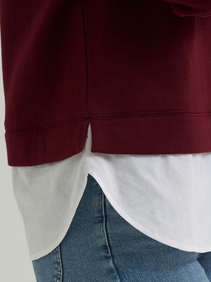 Women's Twofer Sweater Top