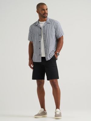 Men's Legendary Loose Camp Shirt in Mood Indigo Stripe alternative view 3