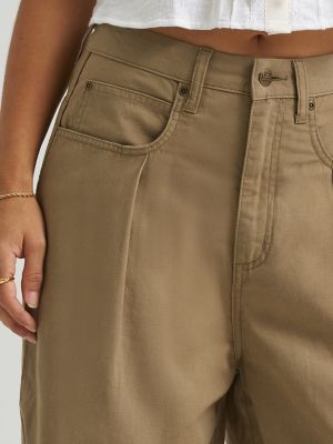Women's Low Rise Slouch Chino Pant