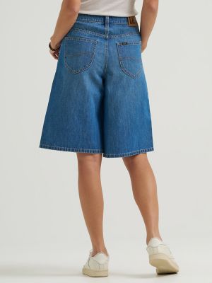 Women's Long Denim Short