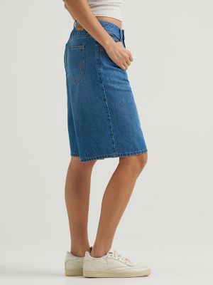 Women's Long Denim Short