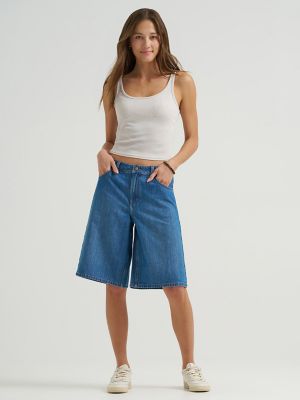 Women's Long Denim Short from Lee - $64.99