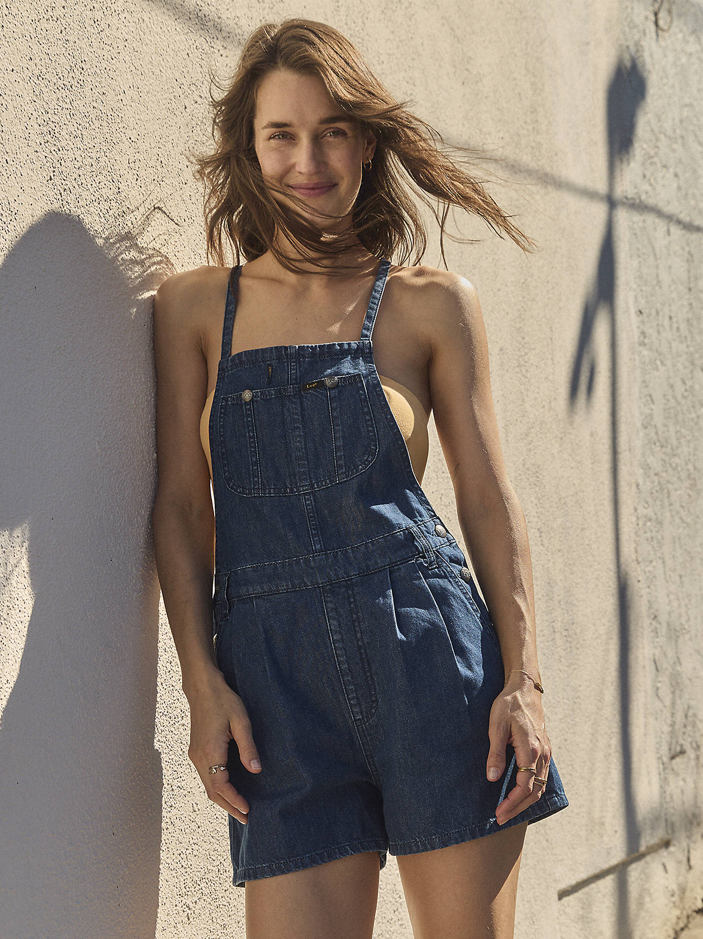 romper denim dress Dallas the Margaret Romper Mini Dress FRONTIER FLIRT LIGHTWEIGHT DENIM ROMPER