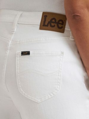 Women's Legendary Relaxed Denim Bermuda in Bright White alternative view 4