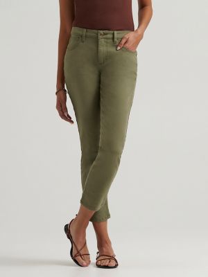 Women's Legendary Straight Crop in Mercantile Green alternative view