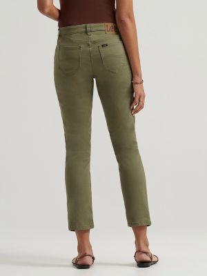 Women's Legendary Straight Crop in Mercantile Green alternative view 2