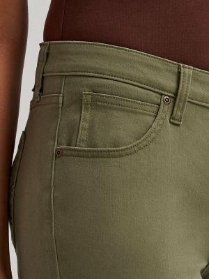 Women's Legendary Straight Crop in Mercantile Green alternative view 5