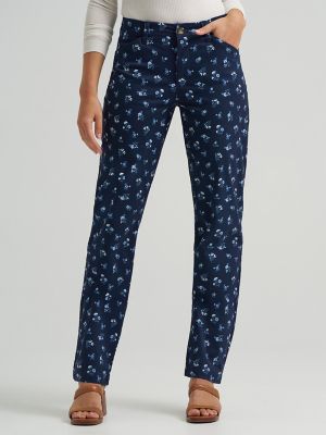 Women's Legendary Chino Pant in Mood Indigo Floral alternative view
