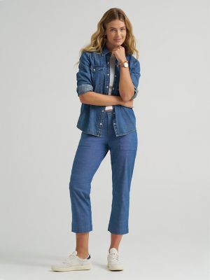 Women's Ultra Lux Comfort Flex-To-Go Utility Capri