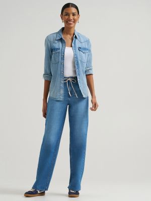 Women's Legendary Loose Drawstring Trouser Jean
