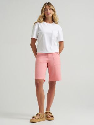 Women's Ultra Lux Comfort with Flex-To-Go Relaxed Fit Utility Bermuda in Chouchette main view