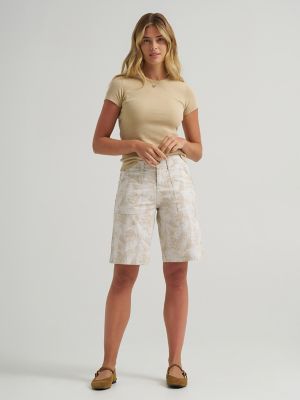 Ultra Lux Comfort Flex-To-Go Relaxed Utility Bermuda:Natural:8:M main view