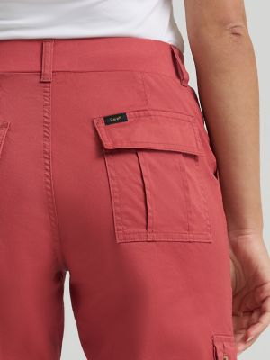 Women's Ultra Lux Comfort with Flex-to-Go Relaxed Fit Cargo Capri in Cinnamon alternative view 4
