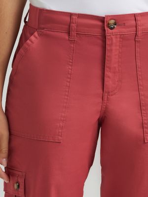 Women's Ultra Lux Comfort with Flex-to-Go Relaxed Fit Cargo Capri in Cinnamon alternative view 6