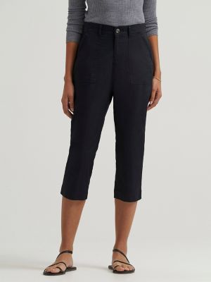 Womens Ultra Lux Comfort Flex To Go Utility Capri:Unionall Black:8:M alternative view