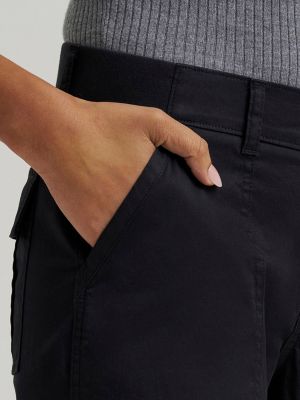 Womens Ultra Lux Comfort Flex To Go Utility Capri:Unionall Black:8:M alternative view 5