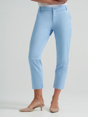 Women's Stretch Capri in Sea Mist alternative view