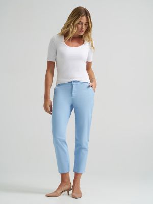 Women's Stretch Capri in Sea Mist main view