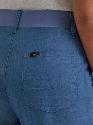 Women's Ultra Lux Comfort with Flex-to-Go Relaxed Fit Utility Skimmer in Chambray alternative view 4