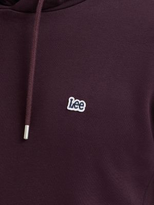 Men's Logo Patch Solid Hoodie