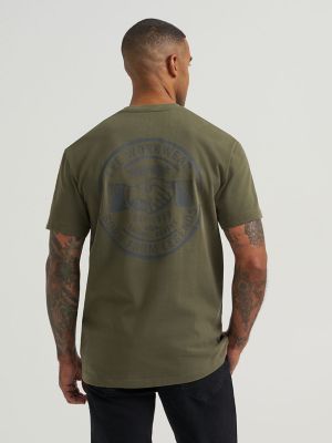 Men's Relaxed Fit Essential Workwear Legends Graphic Tee in Oak Moss alternative view