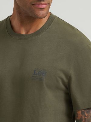 Men's Relaxed Fit Essential Workwear Legends Graphic Tee in Oak Moss alternative view 2