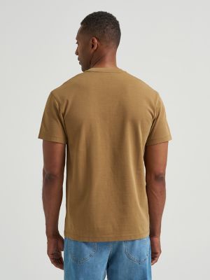 Men's Relaxed Fit Heavyweight Pocket Tee in Dark Khaki alternative view