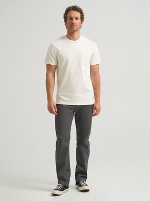 Men's Relaxed Fit Heavyweight Pocket Tee in Ecru alternative view 3