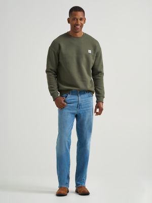 Men's Relaxed Fit Essential Workwear Sweatshirt | Tops & Tees | Lee®