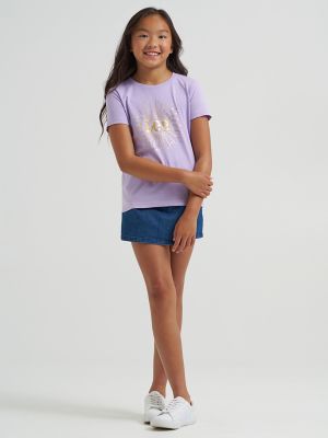 Girl's Foil Star Graphic Tee