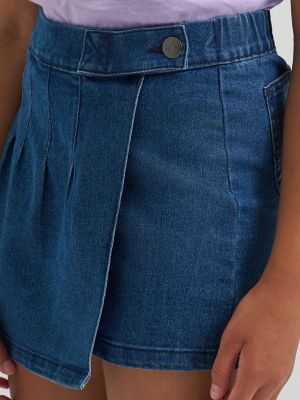 Girl's Pleated Denim Skort | SALE | Lee®