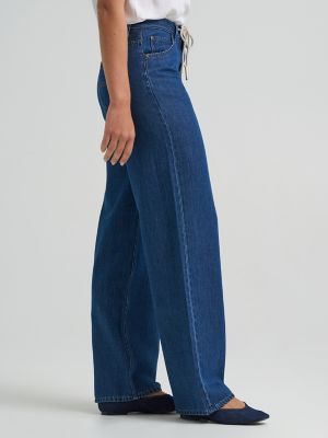 Women's Legendary Loose Drawstring Trouser Jean in Under Shade alternative view 4