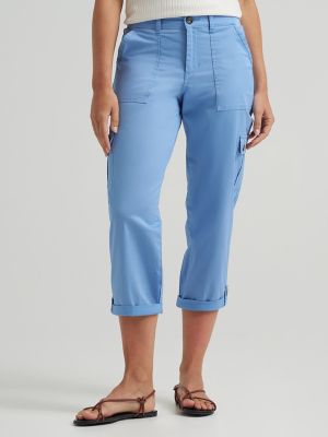 Women's Ultra Lux Comfort with Flex-to-Go Relaxed Fit Cargo Capri
