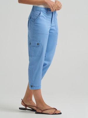 Women's Ultra Lux Comfort with Flex-to-Go Relaxed Fit Cargo Capri