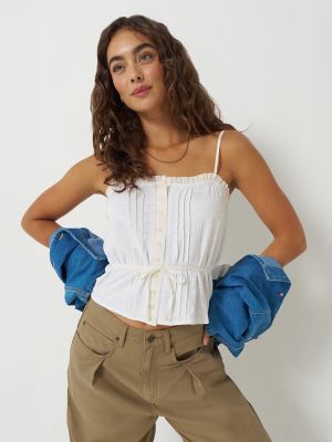 Women's Lace Trim Cami Top