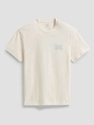 Men's Relaxed Fit Daily Dose Graphic Tee in Natural