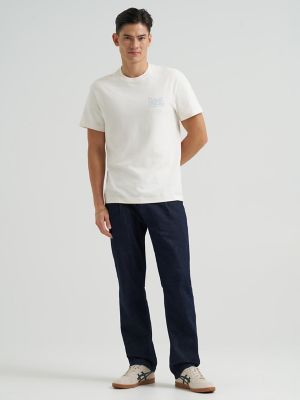 Men's Relaxed Fit Daily Dose Graphic Tee in Natural