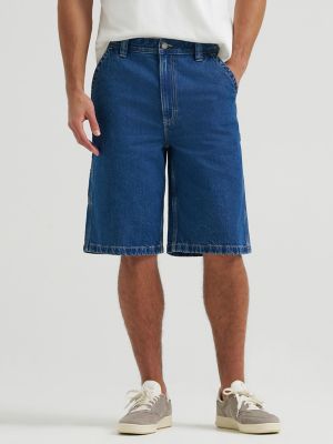 Men's 100% Cotton Loose Skater Carpenter Denim Short