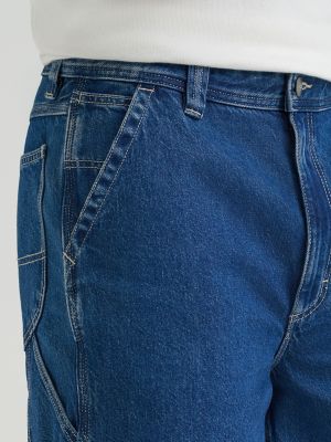 Men's 100% Cotton Loose Skater Carpenter Denim Short