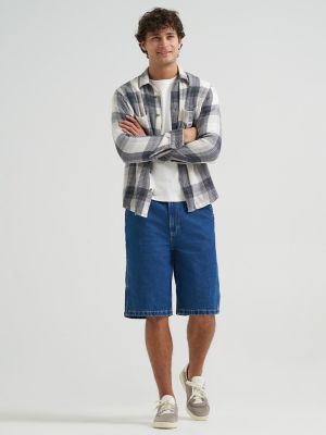 Men's 100% Cotton Loose Skater Carpenter Denim Short
