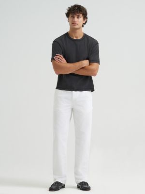 Men's 100% Cotton Loose Straight Carpenter Jean