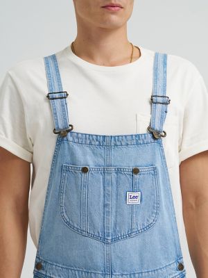 Men's Relaxed Straight Button Fly Bib Overall